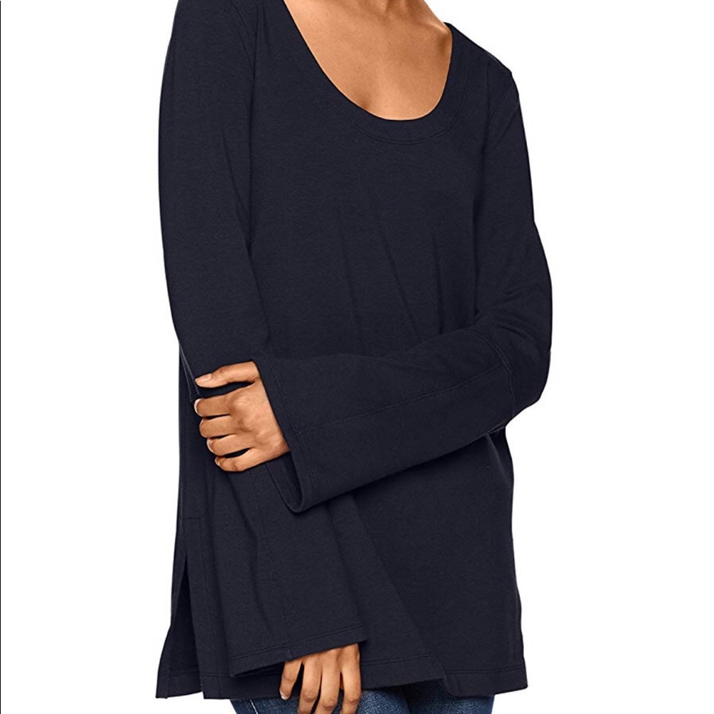 Daily Ritual Size M Navy Tunic Sweateahirt